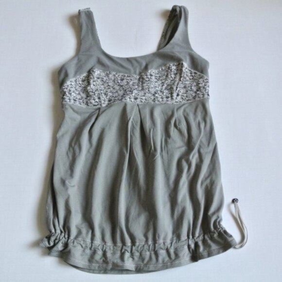 Lululemon Elevate Tank Petite Fleur Silver Spoon size 4‎ - Picture 5 of 8